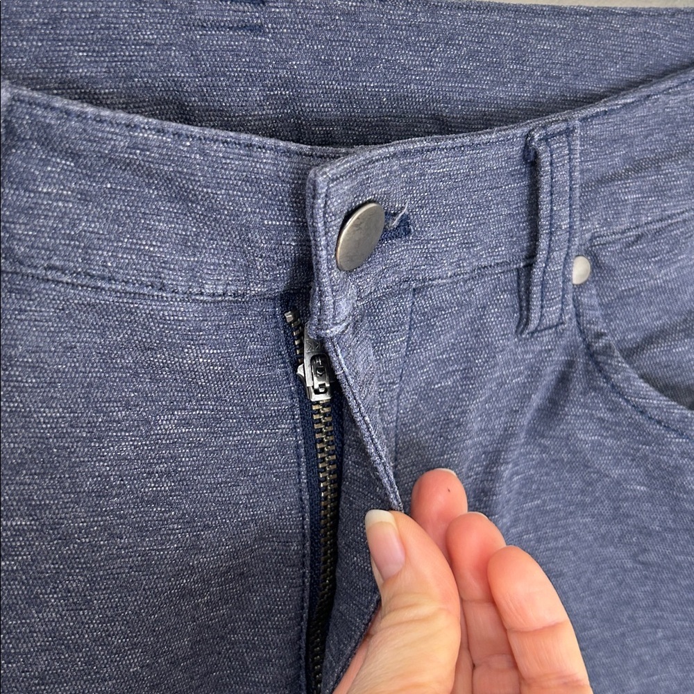 Lululemon ABC Pant Classic *Tech Canvas 34" Heathered Deep Navy Size 31 - Picture 9 of 16